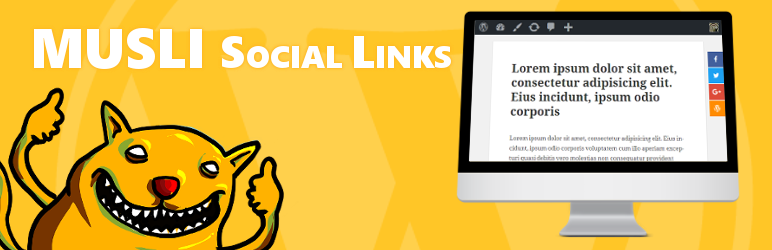 Musli Social Links Preview Wordpress Plugin - Rating, Reviews, Demo & Download