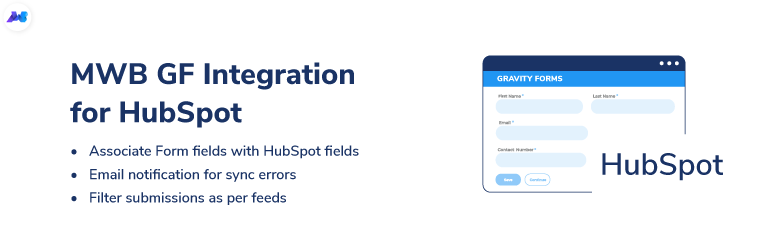 MWB GF Integration For HubSpot -Sync HubSpot Forms, Contacts, Tickets Preview Wordpress Plugin - Rating, Reviews, Demo & Download