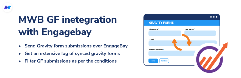 MWB GF Integration With EngageBay – Connect Gravity Form With EngageBay CRM, Sync Contacts, Leads And Objects Preview Wordpress Plugin - Rating, Reviews, Demo & Download