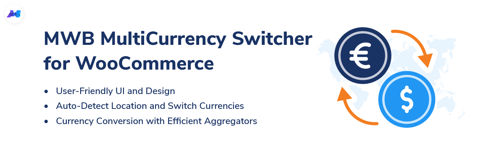 MWB Multi-Currency Switcher For WooCommerce- Allow Multicurrency Conversion Or Convert Currency And Switch Currency In Real Time Preview Wordpress Plugin - Rating, Reviews, Demo & Download