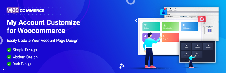 My Account Customize For WooCommerce Preview Wordpress Plugin - Rating, Reviews, Demo & Download