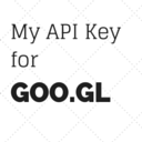 My API Key For Goo.gl