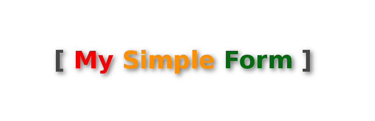 My Simple Form Preview Wordpress Plugin - Rating, Reviews, Demo & Download