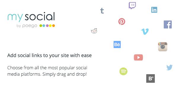 My Social – Social Links Plugin for Wordpress Preview - Rating, Reviews, Demo & Download