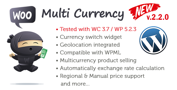 My Woo Multi Currency WordPress Plugin – WooCommerce Currency Switcher Preview - Rating, Reviews, Demo & Download