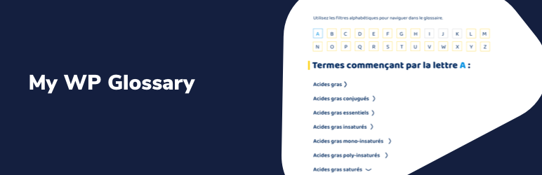 My WP Glossary Preview Wordpress Plugin - Rating, Reviews, Demo & Download