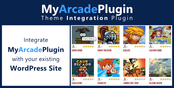 MyArcadePlugin – Theme Integration Preview - Rating, Reviews, Demo & Download