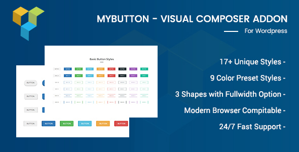 Mybutton – Visual Composer Addon Preview Wordpress Plugin - Rating, Reviews, Demo & Download