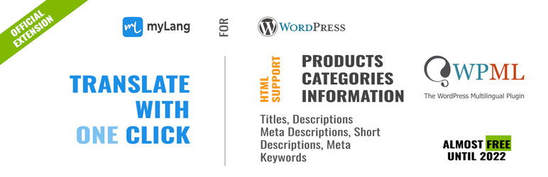 MyLang Easy Site Translator For WPML Preview Wordpress Plugin - Rating, Reviews, Demo & Download