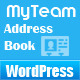 MyTeam – WordPress Members/Staff Address Book