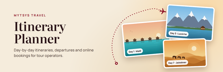 Mytsys Travel Itinerary Planner Preview Wordpress Plugin - Rating, Reviews, Demo & Download