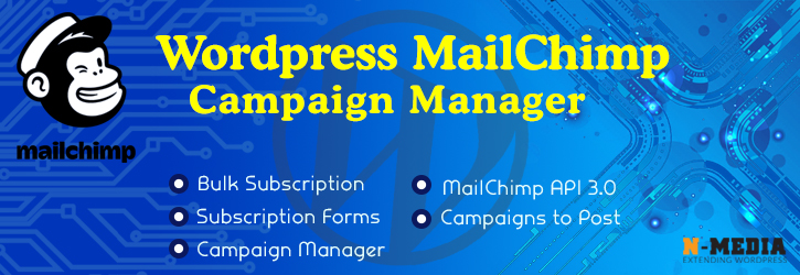 N-Media MailChimp Subscription Preview Wordpress Plugin - Rating, Reviews, Demo & Download