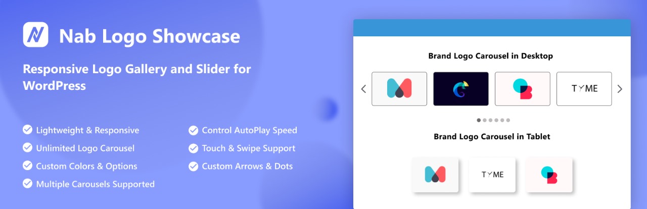 Nab Logo Showcase Preview Wordpress Plugin - Rating, Reviews, Demo & Download