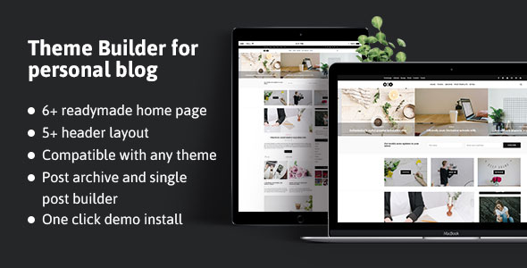 Natalie – Personal Theme Builder For Elementor Preview Wordpress Plugin - Rating, Reviews, Demo & Download