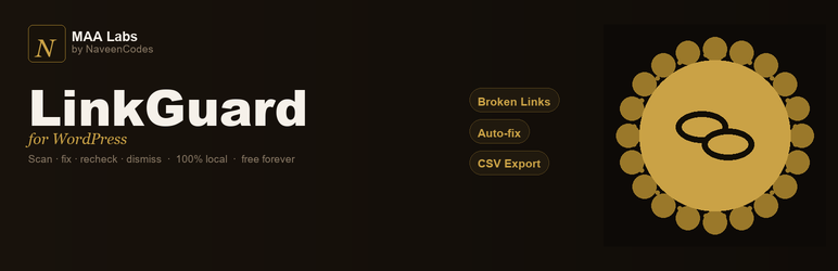 NaveenCodes LinkGuard Preview Wordpress Plugin - Rating, Reviews, Demo & Download