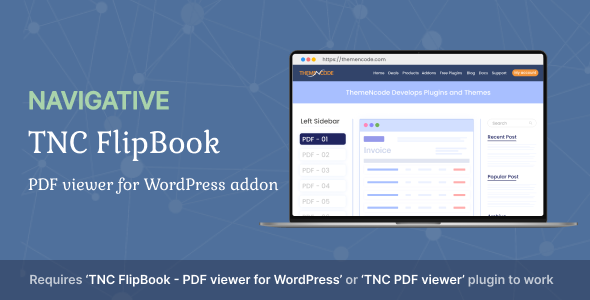 Navigative – TNC FlipBook – PDF Viewer Plugin for Wordpress Addon Preview - Rating, Reviews, Demo & Download