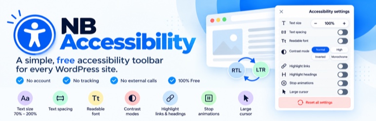 NB Accessibility Preview Wordpress Plugin - Rating, Reviews, Demo & Download