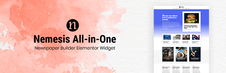 Nemesis All-in-One | Newspaper Builder Elementor Widget Preview Wordpress Plugin - Rating, Reviews, Demo & Download