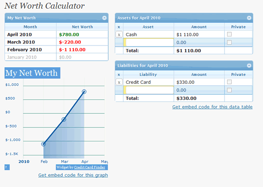 Net Worth Calculator Preview Wordpress Plugin - Rating, Reviews, Demo & Download