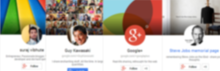 New Google Plus Badge Widget Preview Wordpress Plugin - Rating, Reviews, Demo & Download