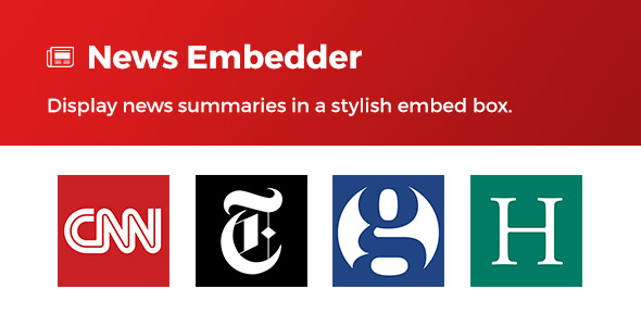 News Embedder Preview Wordpress Plugin - Rating, Reviews, Demo & Download