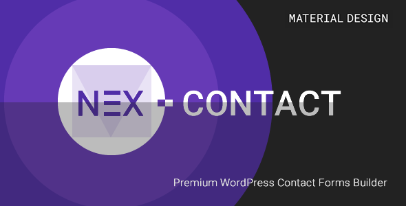 NEX-Contact – Ultimate WordPress Contact Form Builder Preview - Rating, Reviews, Demo & Download