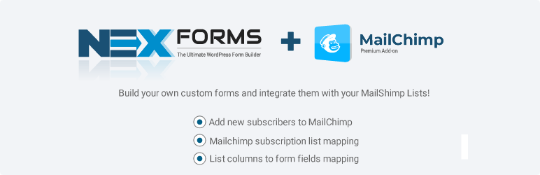 NEX-Forms ADD ON – Mailchimp Preview Wordpress Plugin - Rating, Reviews, Demo & Download