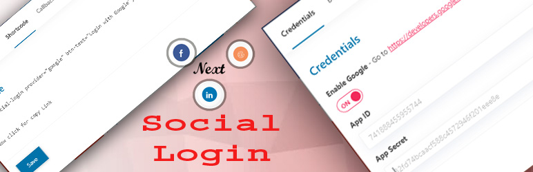 Next Social Login For Facebook, Google, Twitter, Instagram, 12+ Providers Preview Wordpress Plugin - Rating, Reviews, Demo & Download