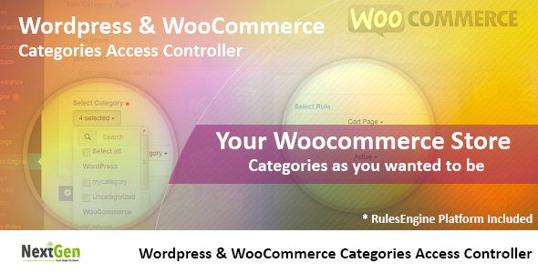 NextGen-WooCommerce And WPress Category Controller Preview Wordpress Plugin - Rating, Reviews, Demo & Download