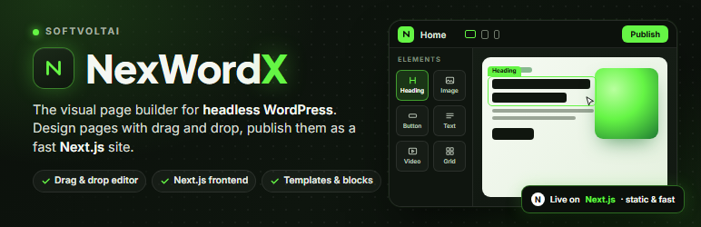NexWordX Preview Wordpress Plugin - Rating, Reviews, Demo & Download