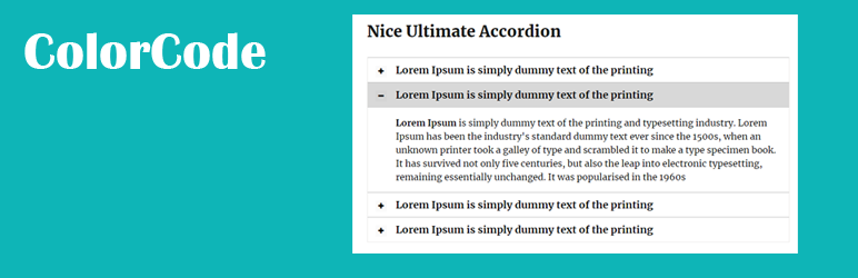 Nice Accordion Preview Wordpress Plugin - Rating, Reviews, Demo & Download