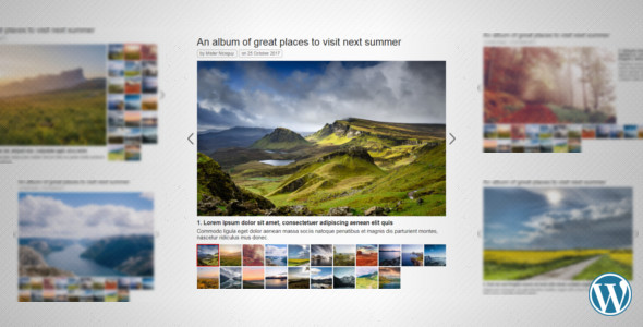 Nice Gallery Plugin for Wordpress Preview - Rating, Reviews, Demo & Download