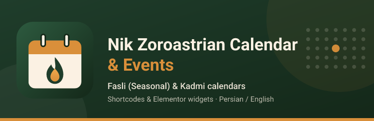 Nik Zoroastrian Calendar & Events Preview Wordpress Plugin - Rating, Reviews, Demo & Download