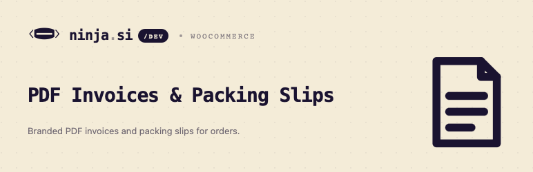 NINJA Docsmith For WooCommerce Preview Wordpress Plugin - Rating, Reviews, Demo & Download