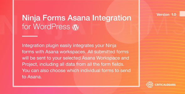 Ninja Forms Asana Integration Preview Wordpress Plugin - Rating, Reviews, Demo & Download