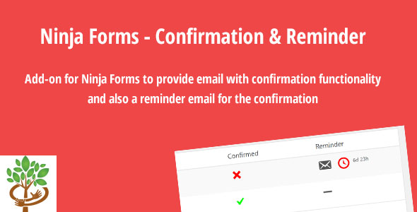Ninja Forms – Confirmation & Reminder Preview Wordpress Plugin - Rating, Reviews, Demo & Download