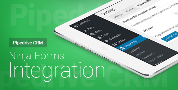 Ninja Forms – Pipedrive CRM – Integration Preview Wordpress Plugin - Rating, Reviews, Demo & Download