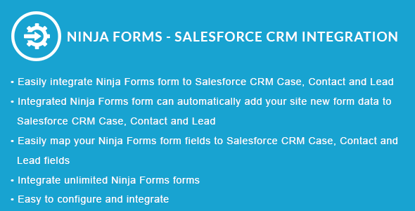 Ninja Forms – Salesforce CRM Integration Preview Wordpress Plugin - Rating, Reviews, Demo & Download