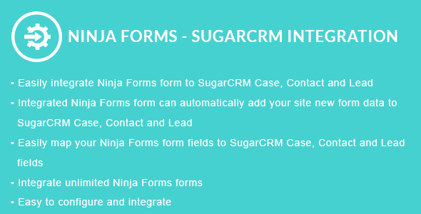 Ninja Forms – SugarCRM Integration Preview Wordpress Plugin - Rating, Reviews, Demo & Download