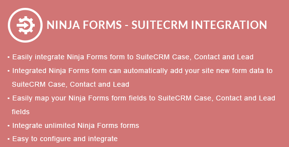 Ninja Forms – SuiteCRM Integration Preview Wordpress Plugin - Rating, Reviews, Demo & Download