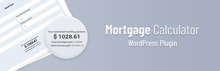 Ninja Mortgage Calculator – The Best Mortgage Plugin For WordPress Preview - Rating, Reviews, Demo & Download