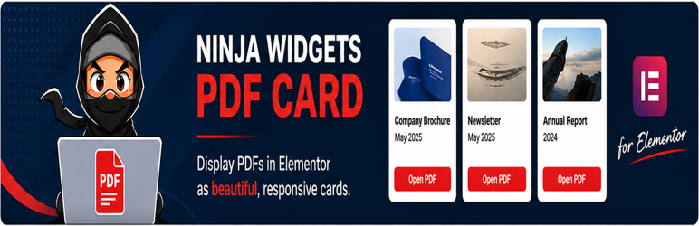 NinjaWeb Widgets – PDF Card Preview Wordpress Plugin - Rating, Reviews, Demo & Download