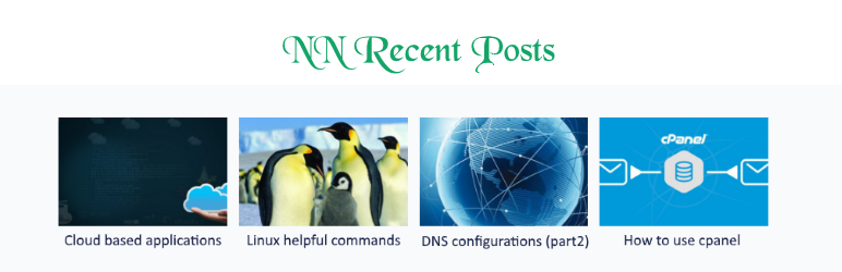 NN Recent Posts Preview Wordpress Plugin - Rating, Reviews, Demo & Download
