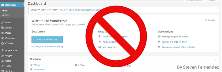 No Dashboard Preview Wordpress Plugin - Rating, Reviews, Demo & Download