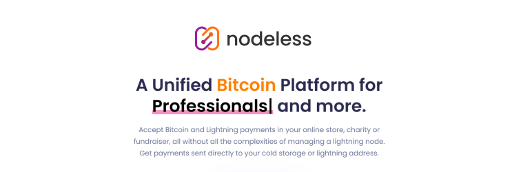 Nodeless For WooCommerce Preview Wordpress Plugin - Rating, Reviews, Demo & Download