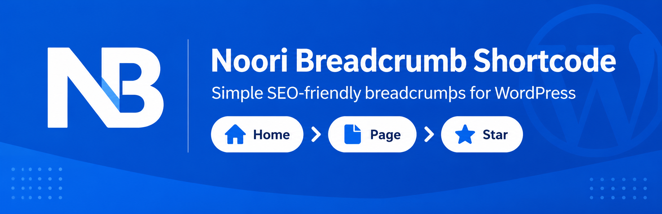 Noori Breadcrumb Shortcode Preview Wordpress Plugin - Rating, Reviews, Demo & Download