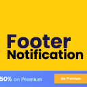 Notification Bar On Footer