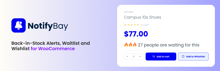 NotifyBay – Waitlist And Stock Alert For WooCommerce Preview Wordpress Plugin - Rating, Reviews, Demo & Download