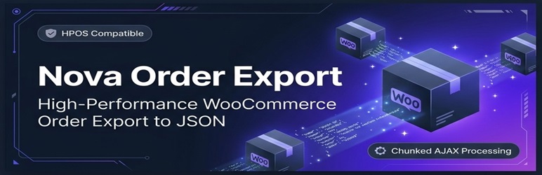 Nova Order Export For WooCommerce Preview Wordpress Plugin - Rating, Reviews, Demo & Download