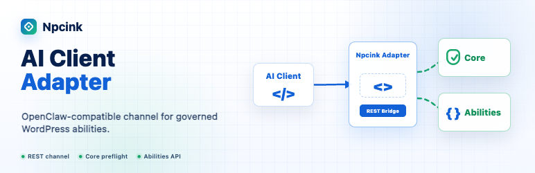 Npcink AI Client Adapter Preview Wordpress Plugin - Rating, Reviews, Demo & Download